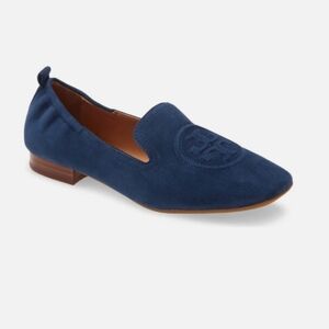 TORY BURCH Leigh Navy Suede Loafers 74236